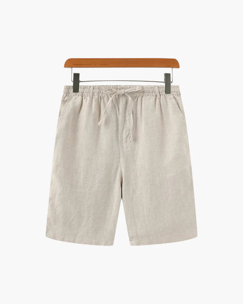 Short en lin haut de gamme