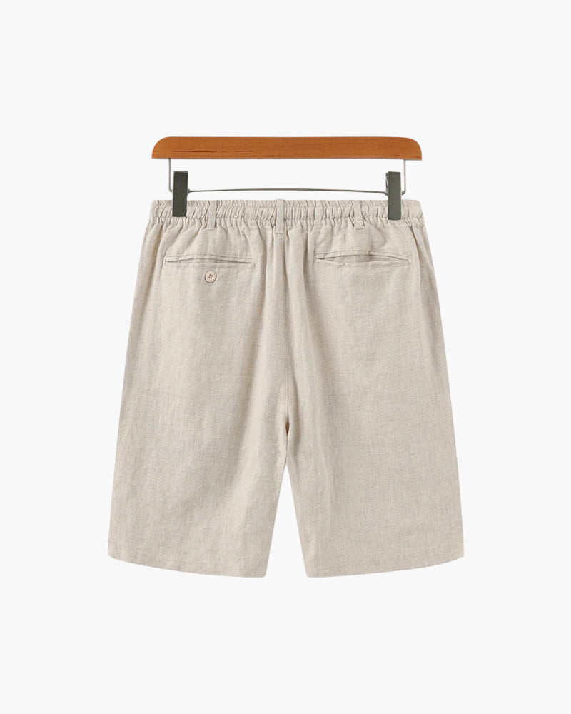 Short en lin haut de gamme