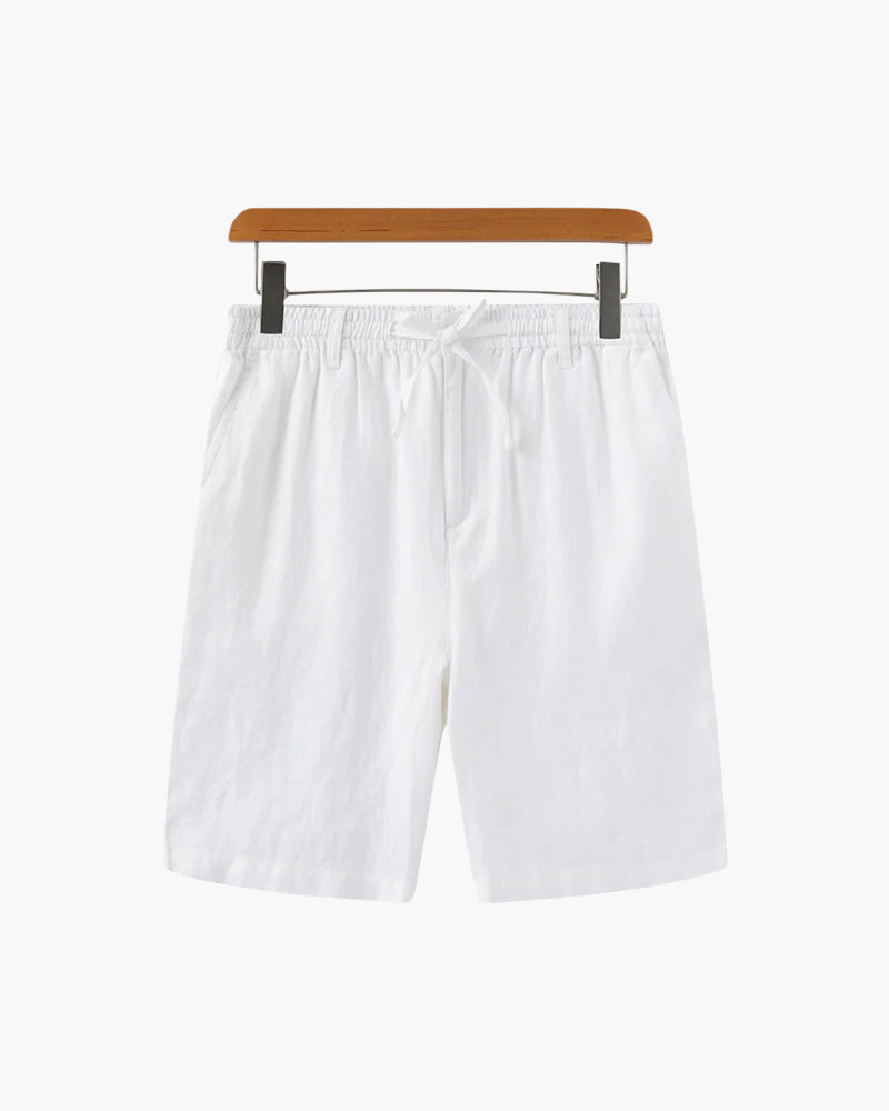 Short en lin haut de gamme