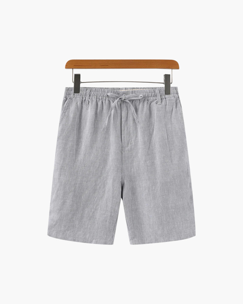 Short en lin haut de gamme