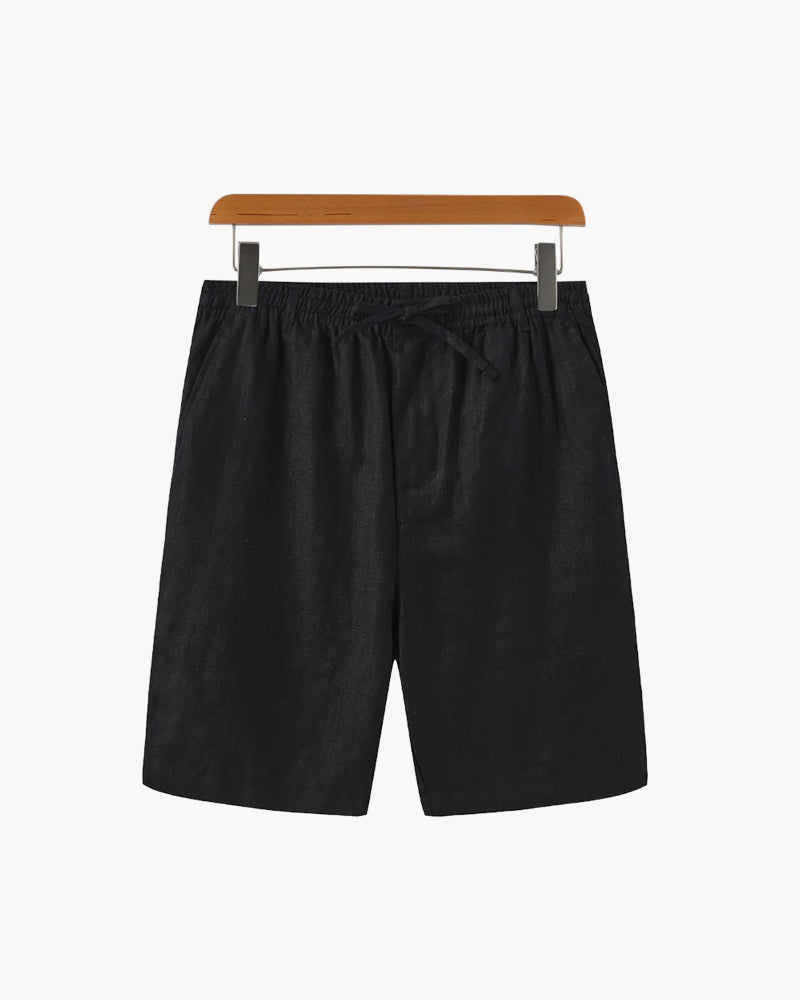 Short en lin haut de gamme